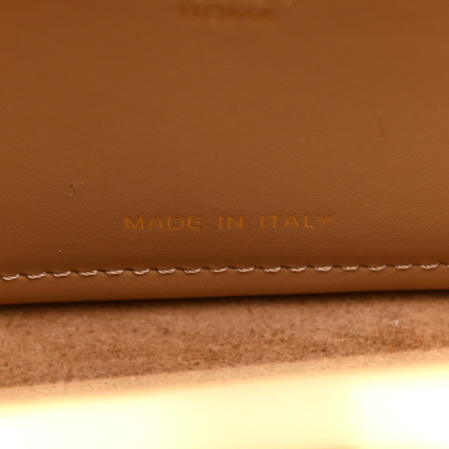 Vitello King Small Fendi Way Tote Miele Scuro