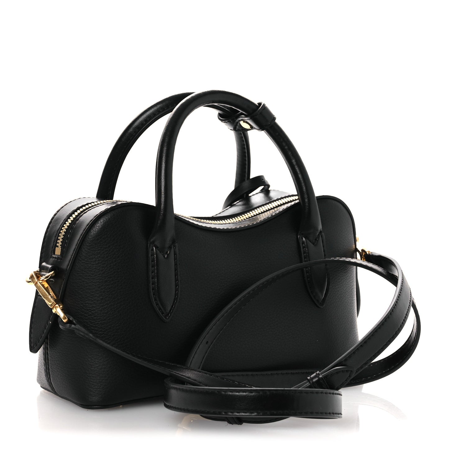 Eco Grainy Alter Mat Ryder Crossbody Bag Black