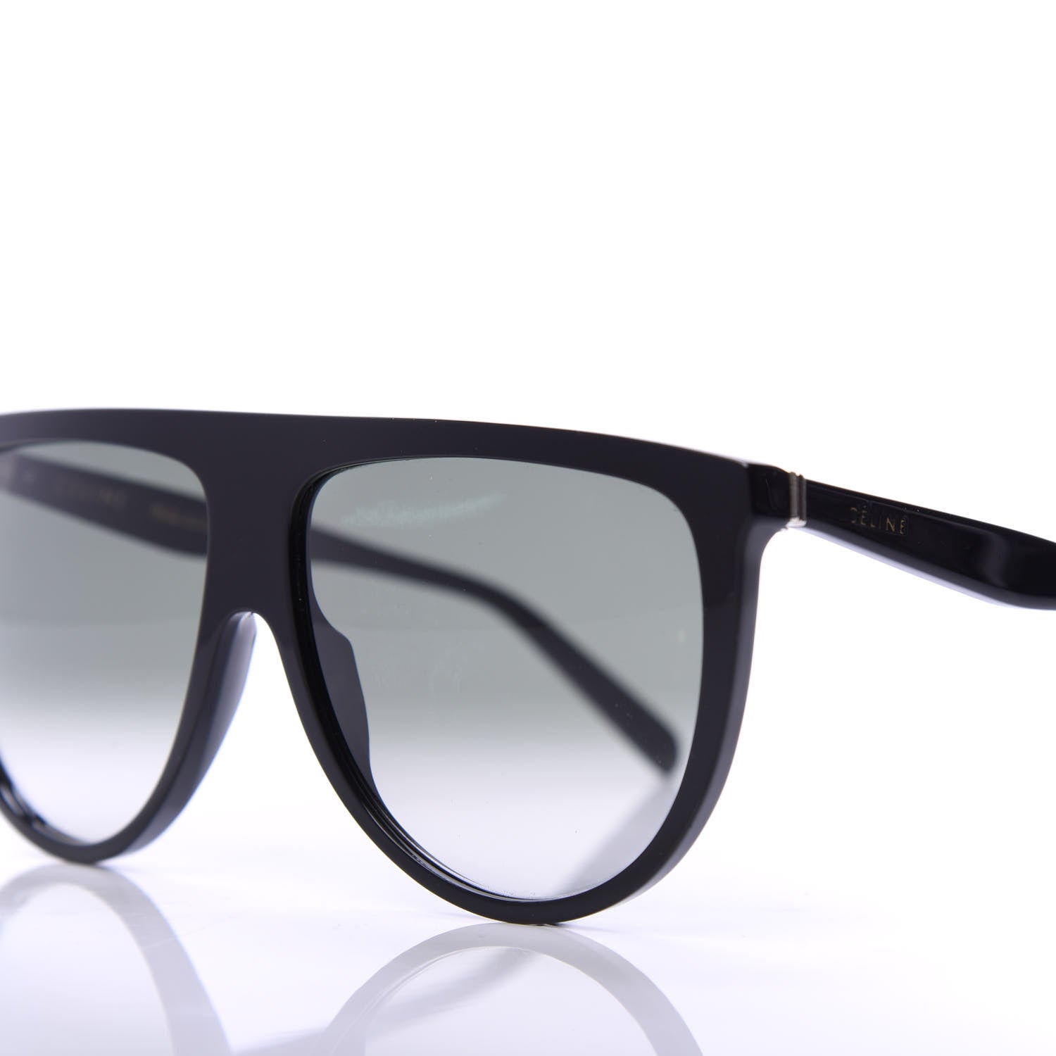 Celine Acetate Thin Shadow Sunglasses CL41435/S Black 7 of 7