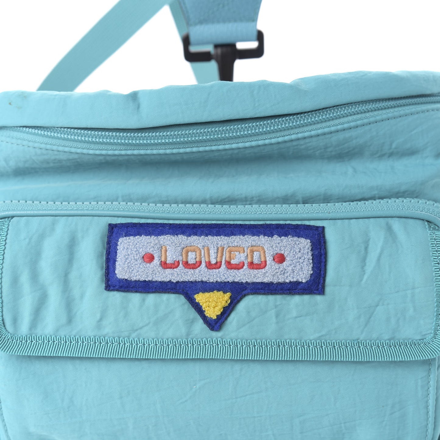 Nylon 80s Logo Patch Belt Bag Lago