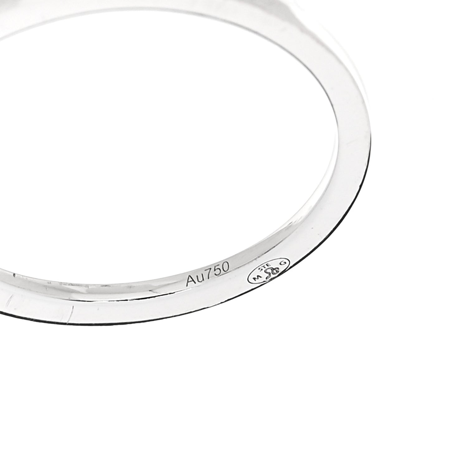 18K White Gold Diamond Move Uno Ring 50 5.25