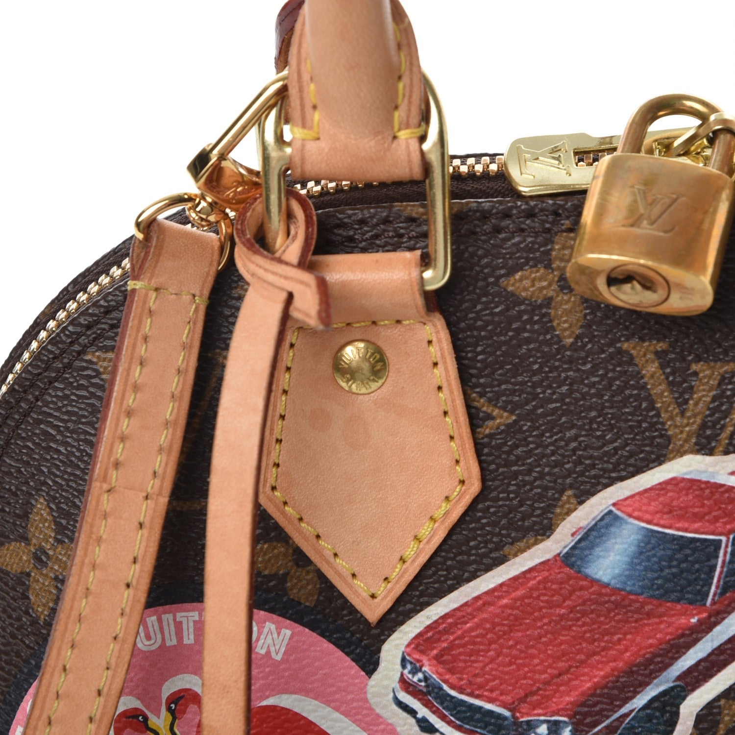 Louis Vuitton Monogram World Tour Alma BB 13 of 19