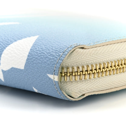 Louis Vuitton Monogram Giant By The Pool Zippy Wallet Blue 10 of 16