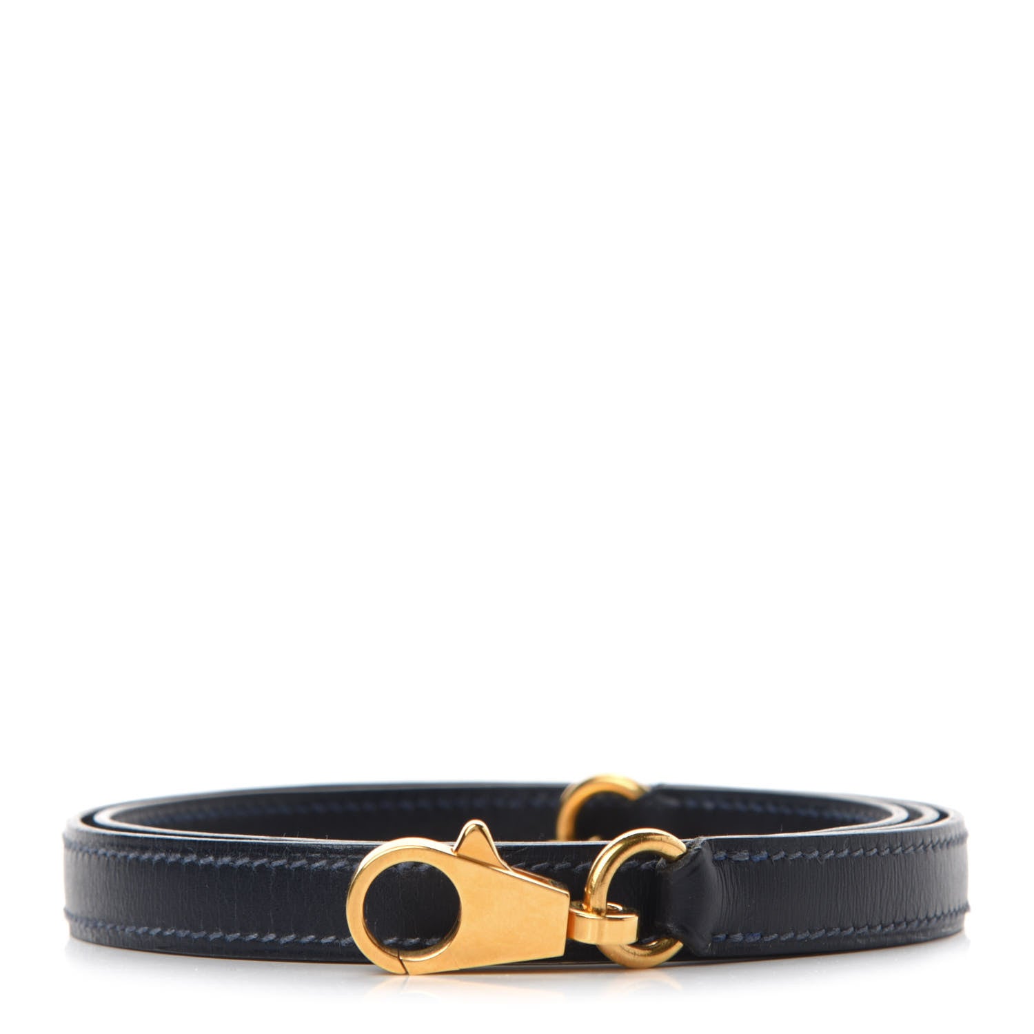 Hermes Box Kelly Shoulder Strap Bleu Marine 1 of 3