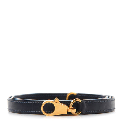 Hermes Box Kelly Shoulder Strap Bleu Marine 1 of 3