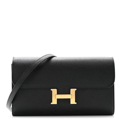Hermes Epsom Constance Wallet To Go Black 1 of 13