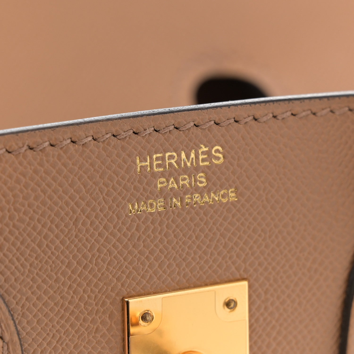 Hermes Madame Calfskin Birkin Sellier 25 Chai 11 of 23