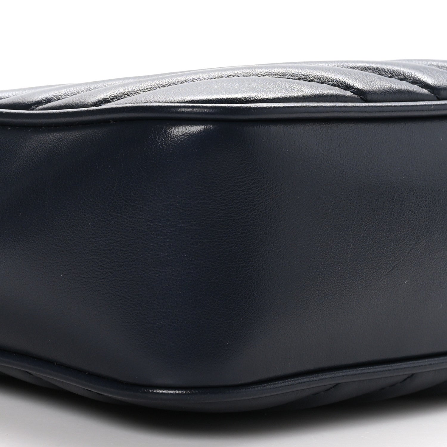 Saint Laurent Calfskin Matelasse Monogram Lou Camera Bag Deep Marine 9 of 11