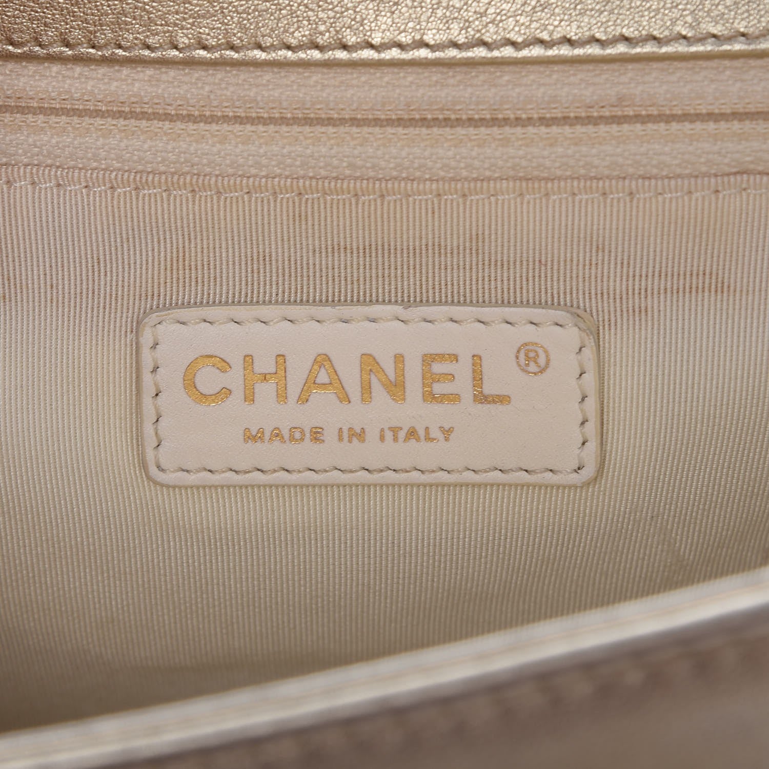 Chanel Lambskin Perforated Quilted New Medium Boy Flap Gold 6 of 22