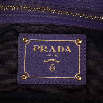 Prada Vitello Daino Tote Viola 5 of 8