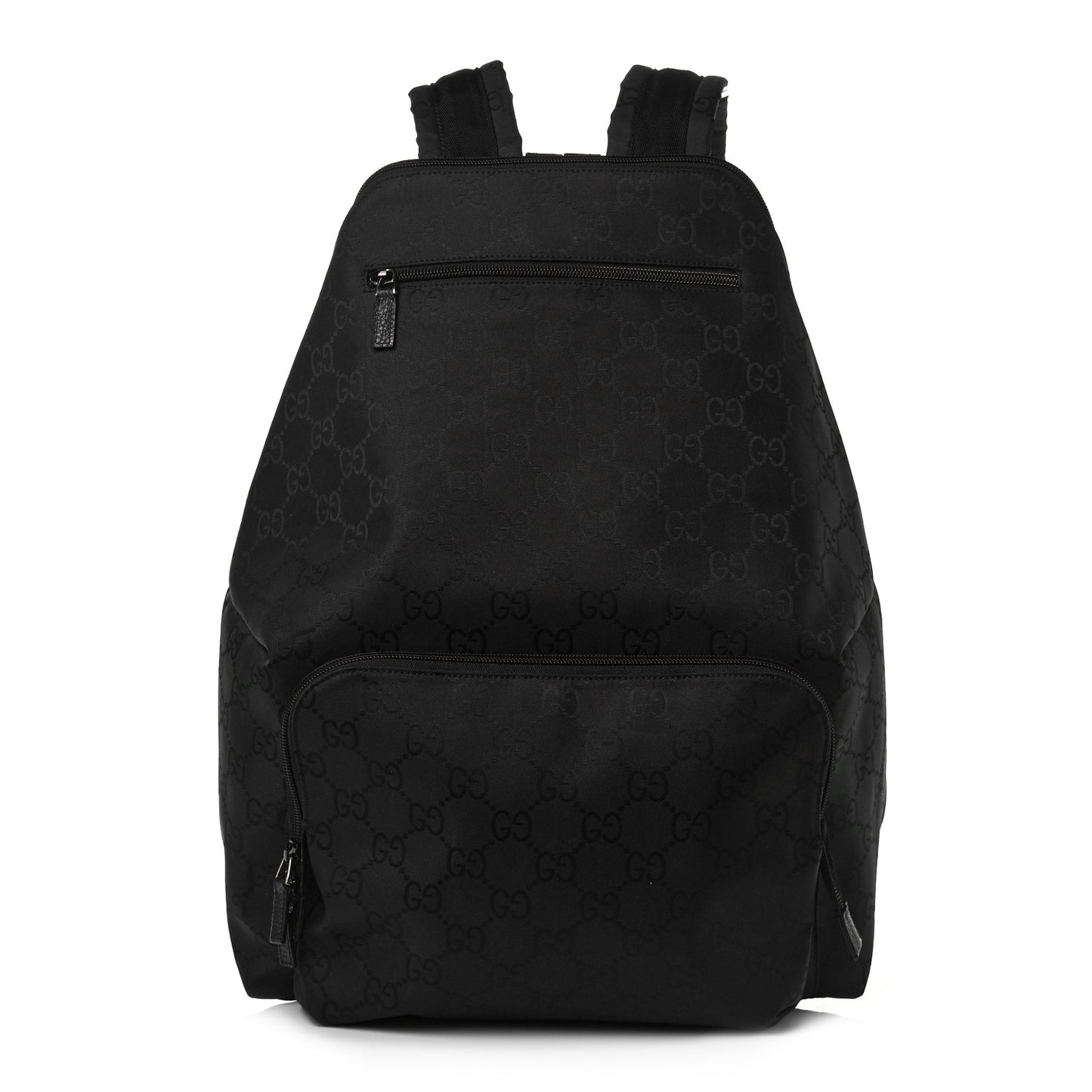 Nylon Monogram Medium Backpack Black