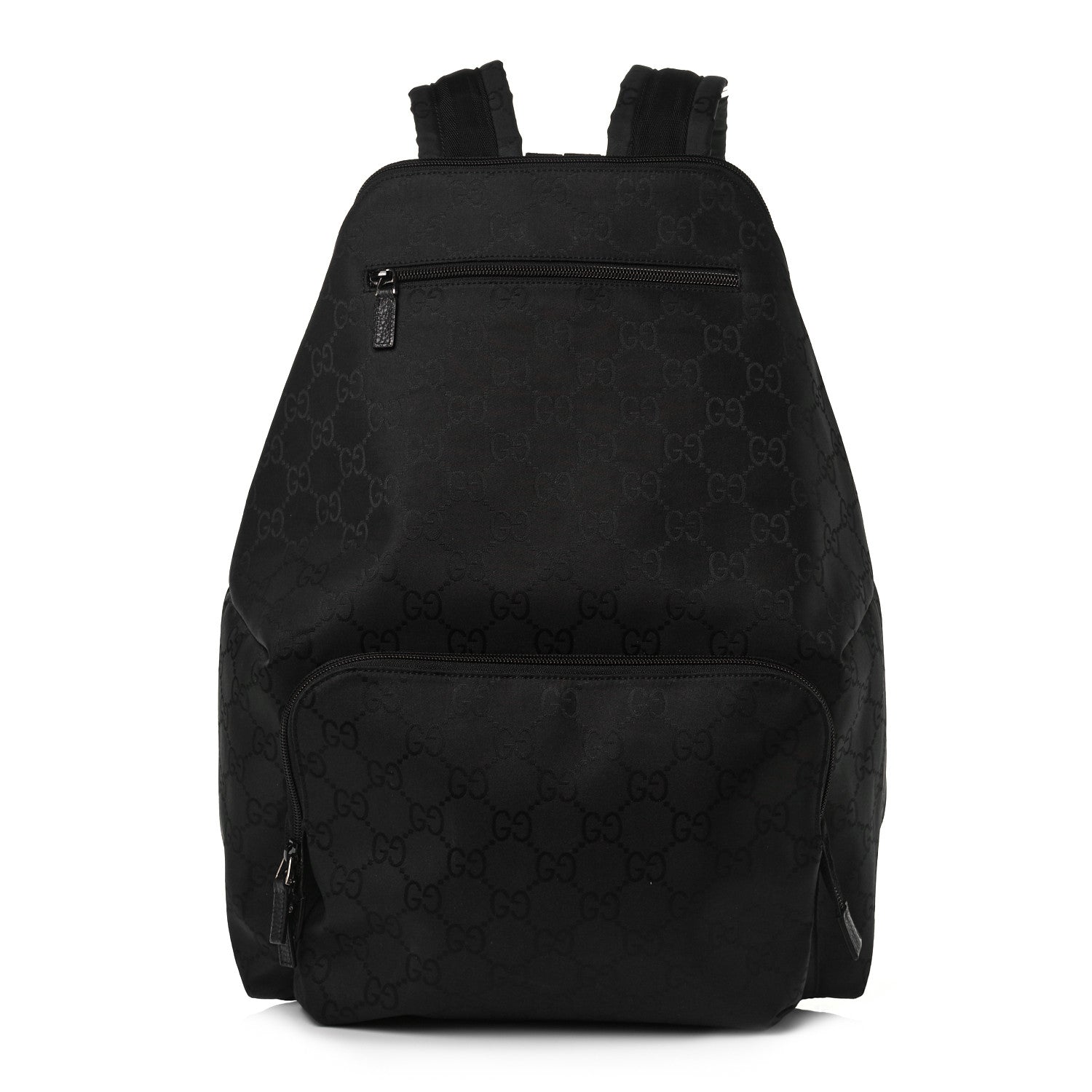 Gucci Nylon Monogram Medium Backpack Black 1 of 9