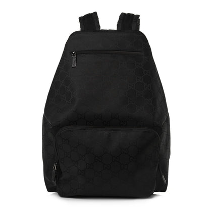 Gucci Nylon Monogram Medium Backpack Black 1 of 9