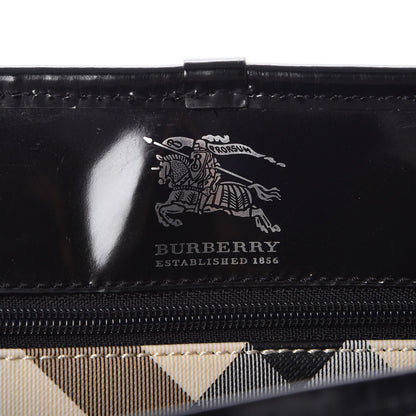 Burberry Nova Check Medium Tote Black 6 of 7