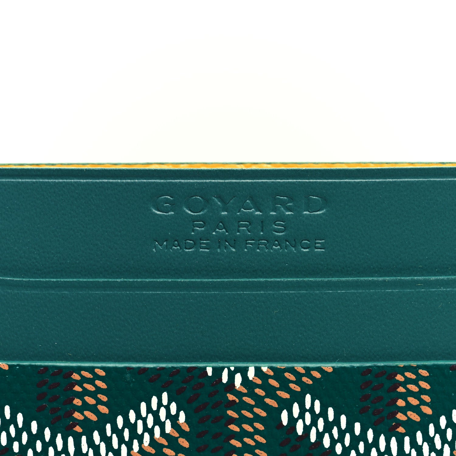 Goyard Goyardine Saint Sulpice Card Holder Green 6 of 7