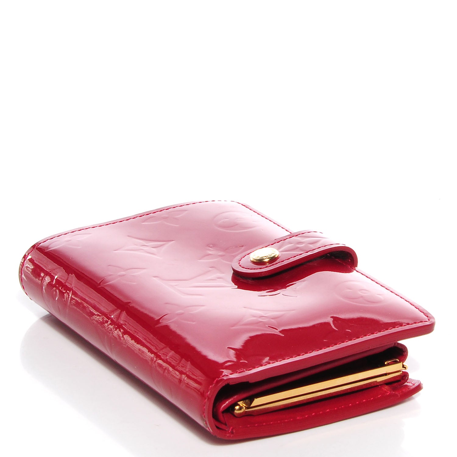 Louis Vuitton Vernis French Purse Wallet Pomme D'Amour 4 of 8