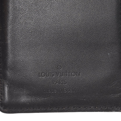 Louis Vuitton Mat Monogram Small Ring Agenda Cover Black 6 of 11