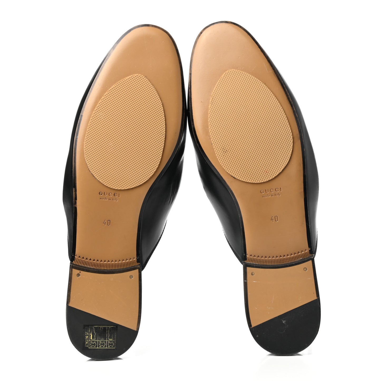 Calfskin Womens Princetown Slippers 40 Black