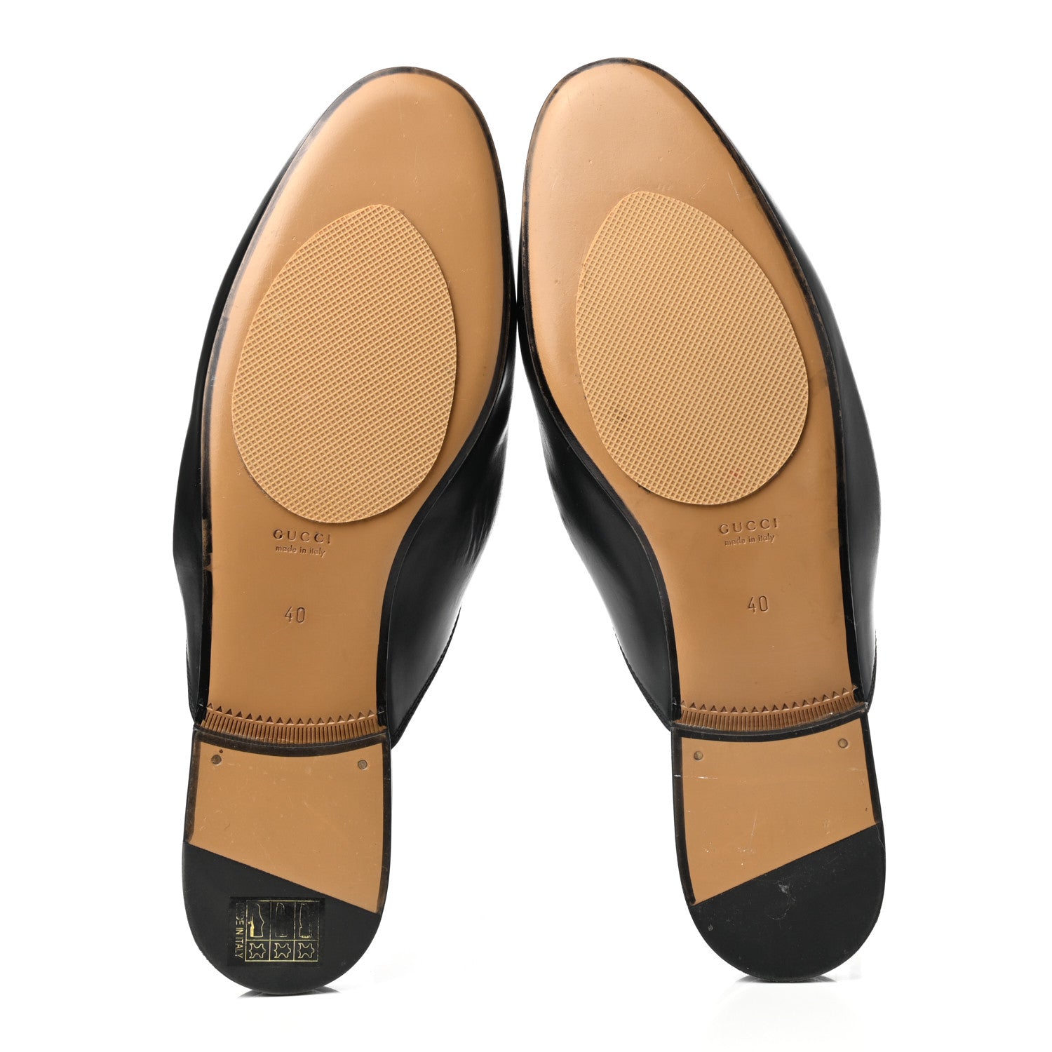 Gucci Calfskin Womens Princetown Slippers 40 Black 5 of 13
