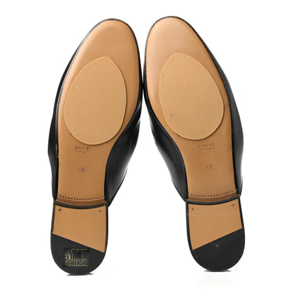Gucci Calfskin Womens Princetown Slippers 40 Black 5 of 13