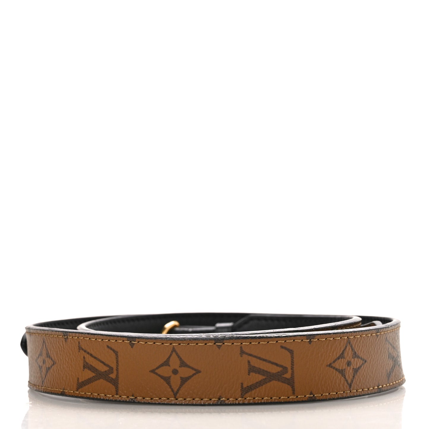 LOUIS VUITTON Reverse Monogram Bandouliere Shoulder Strap XL Black