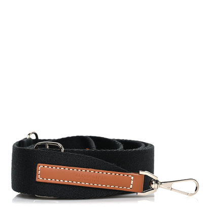 Goyard Canvas Calfskin Adjustable Shoulder Strap Black Gold 1 of 6