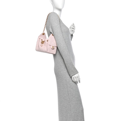 Chanel Caviar Quilted Mini Chanel 25 Handbag Light Pink 2 of 9