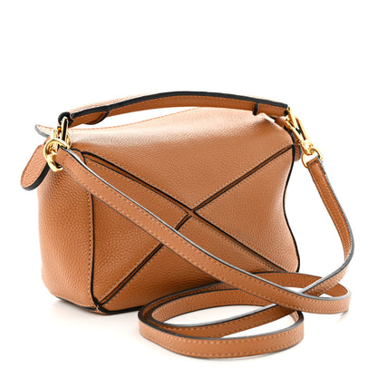 Loewe Calfskin Mini Puzzle Bag Tan 3 of 10