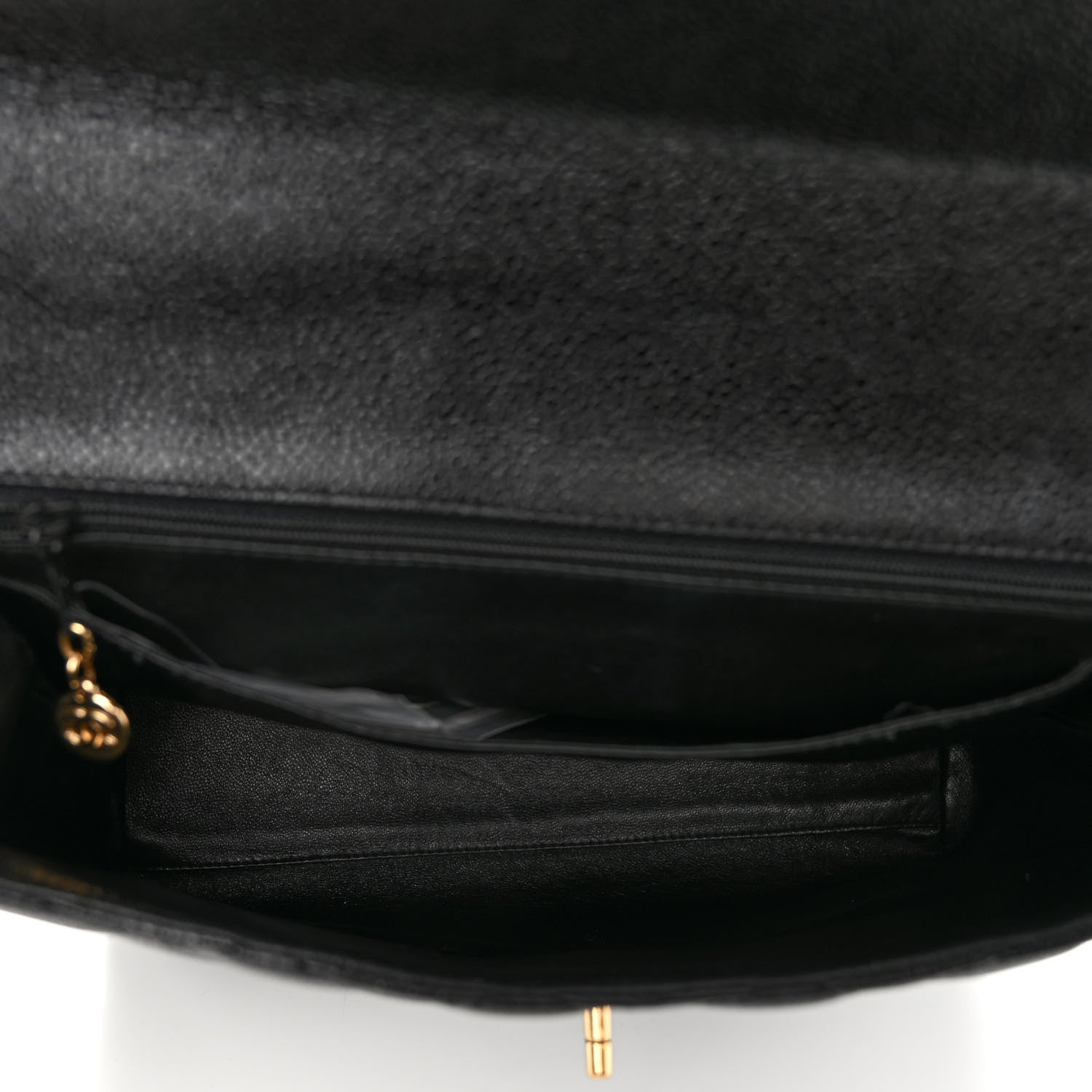 Chanel Caviar Quilted Jumbo Kelly Flap Black 5 of 12