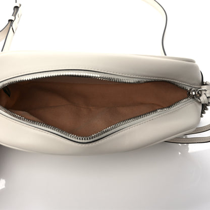 Gucci Calfskin Matelasse Aria Small GG Marmont Chain Shoulder Bag Mystic White 5 of 10