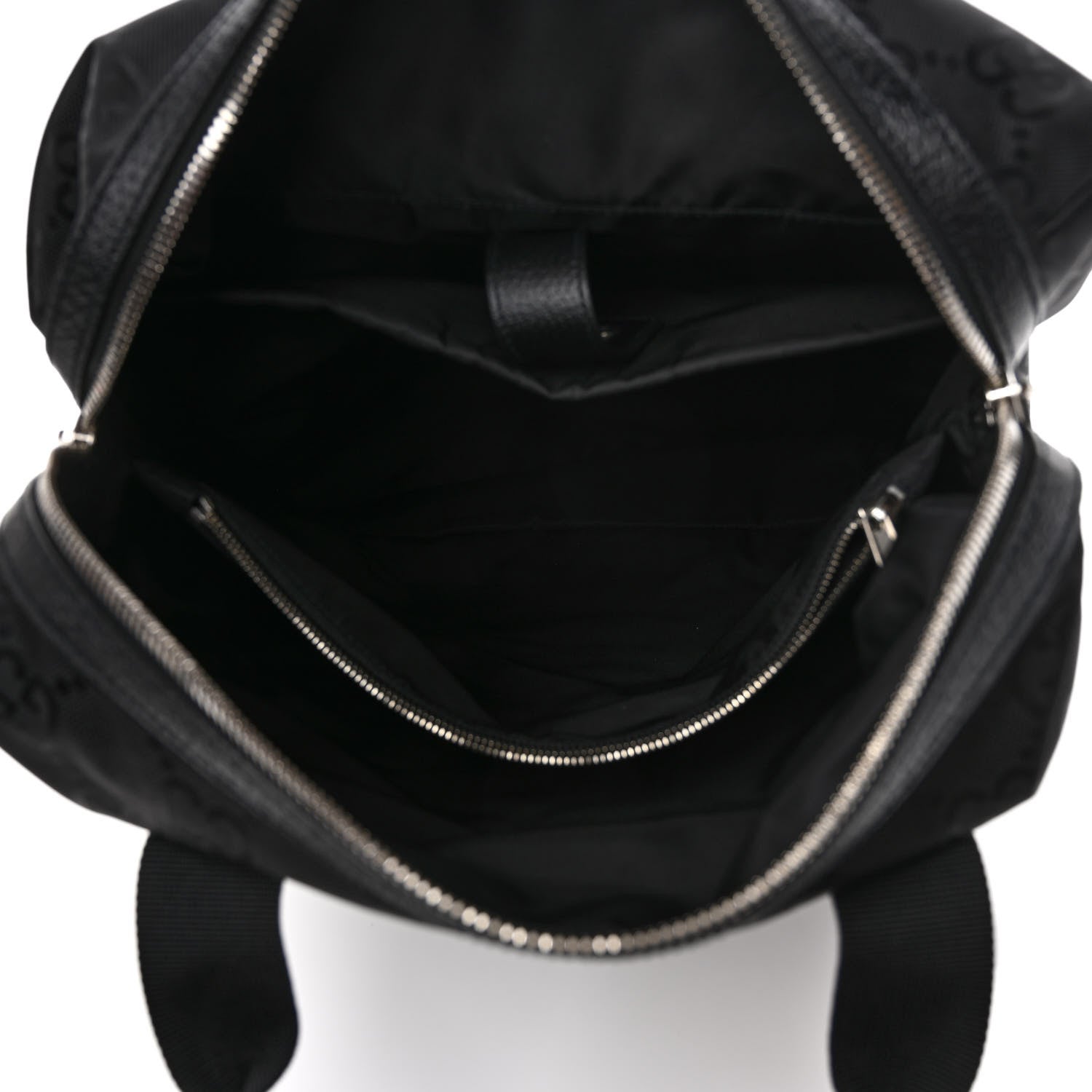 Gucci Econyl Nylon Monogram Off The Grid Tote Backpack Black 5 of 8