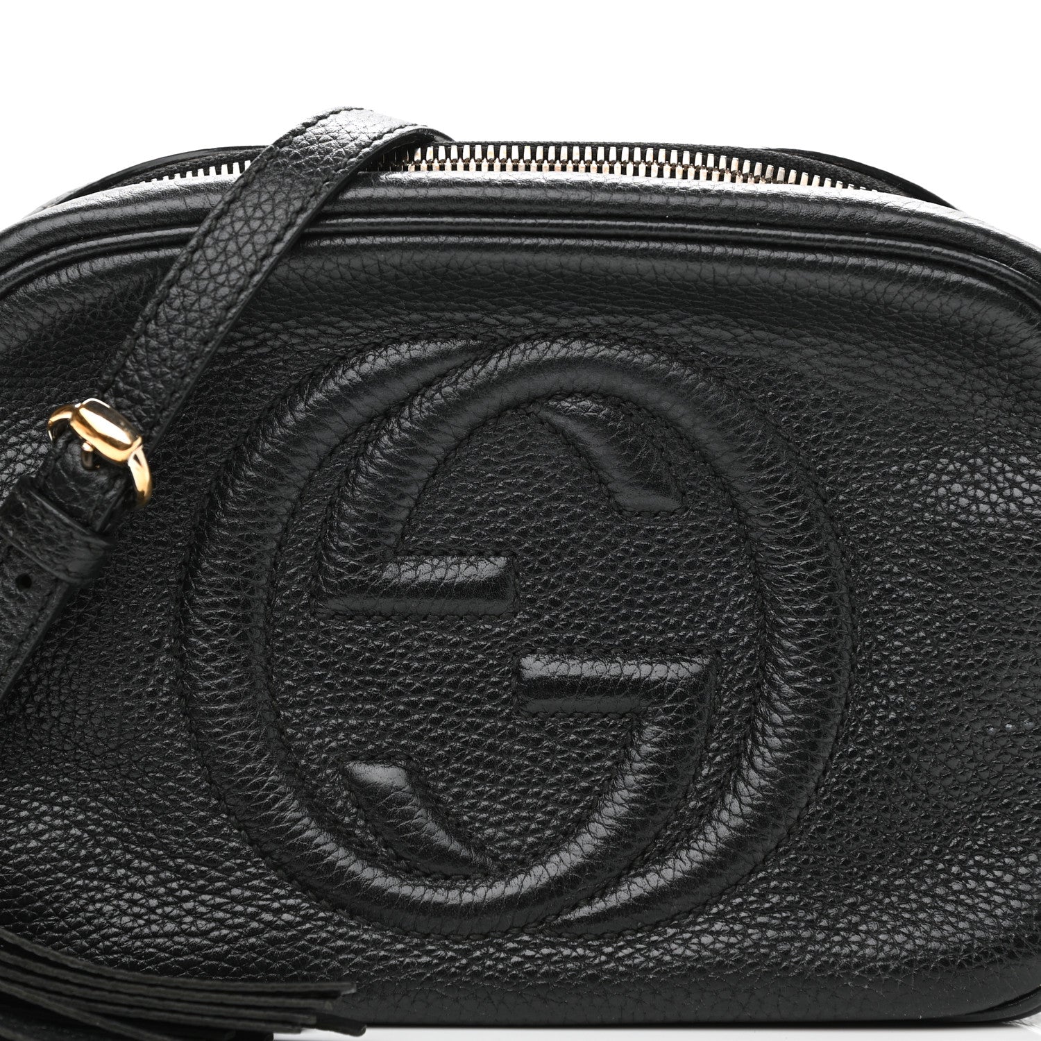 Gucci Pebbled Calfskin Small Soho Disco Bag Black 8 of 13