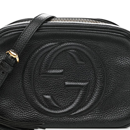 Gucci Pebbled Calfskin Small Soho Disco Bag Black 8 of 13