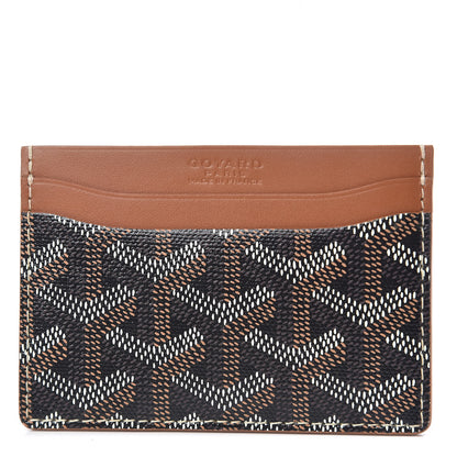 Goyard Goyardine Saint Sulpice Card Holder Black Gold 1 of 7