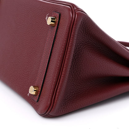 Hermes Togo Birkin 25 Rouge H 10 of 12