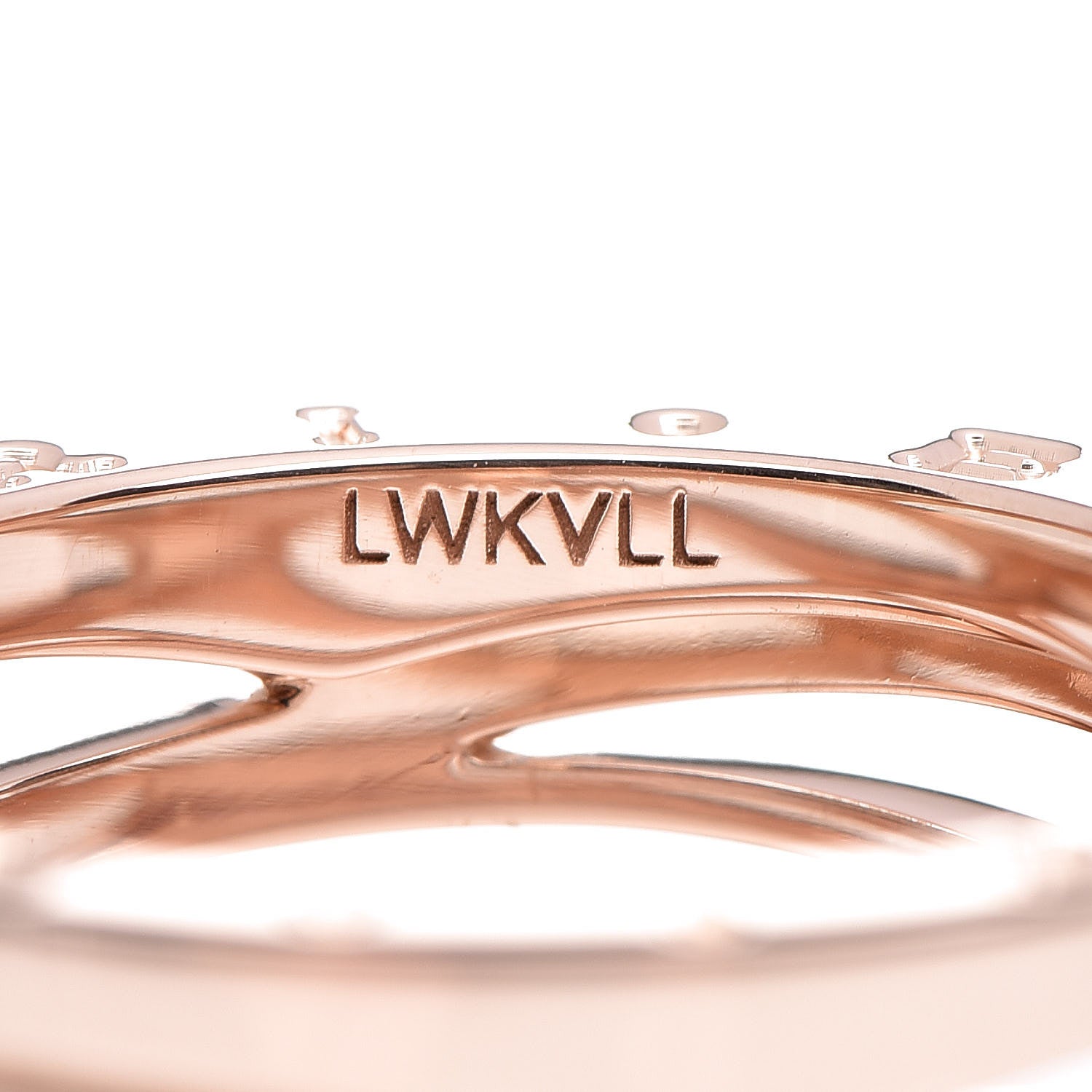 Bulgari 18K Rose Gold B.Zero1 Legend Four-Band Ring 54 6.75 4 of 8