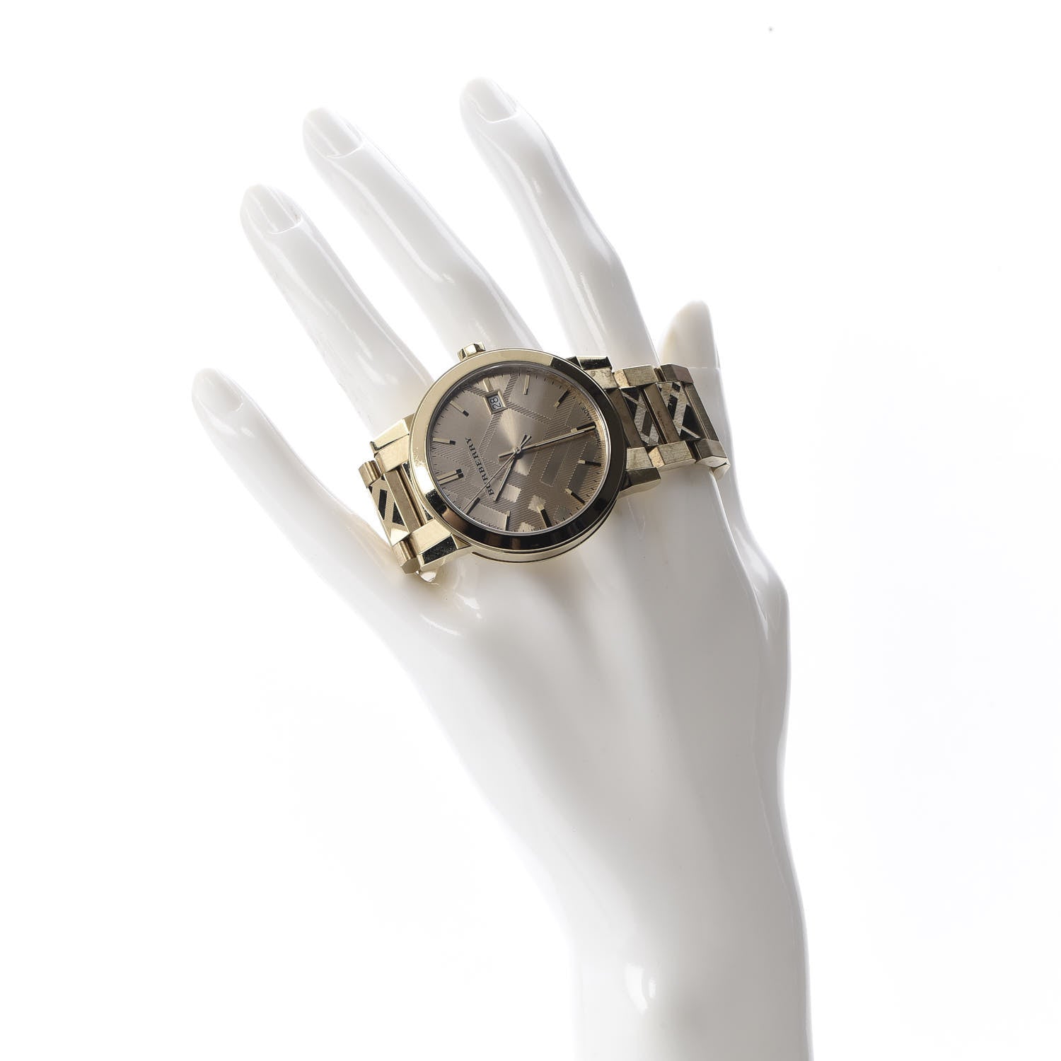 Burberry Stainless Steel 38mm The City Quartz Watch Champagne BU9038 2 of 8