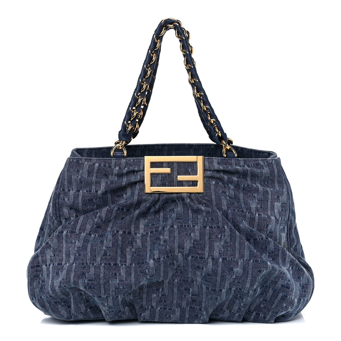 Denim Zucca Mia Tote Blue