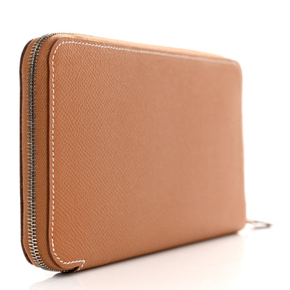 Hermes Epsom Silk'In Wallet Gold Jaune De Naples 3 of 8