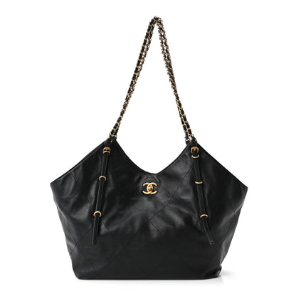 Chanel Calfskin Quilted Small Shopping Bag Black 1 of 11