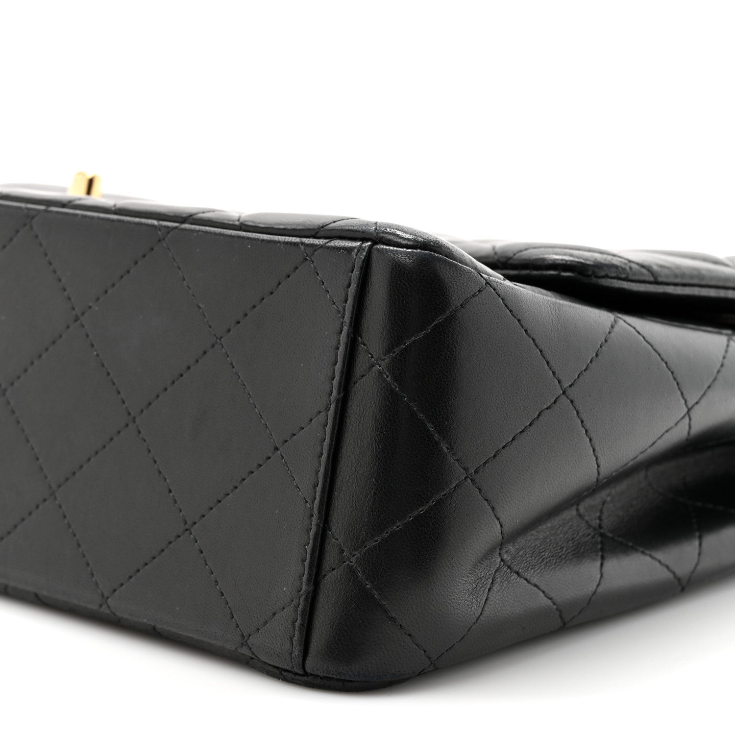Chanel Lambskin Quilted Maxi Double Flap Black 8 of 12