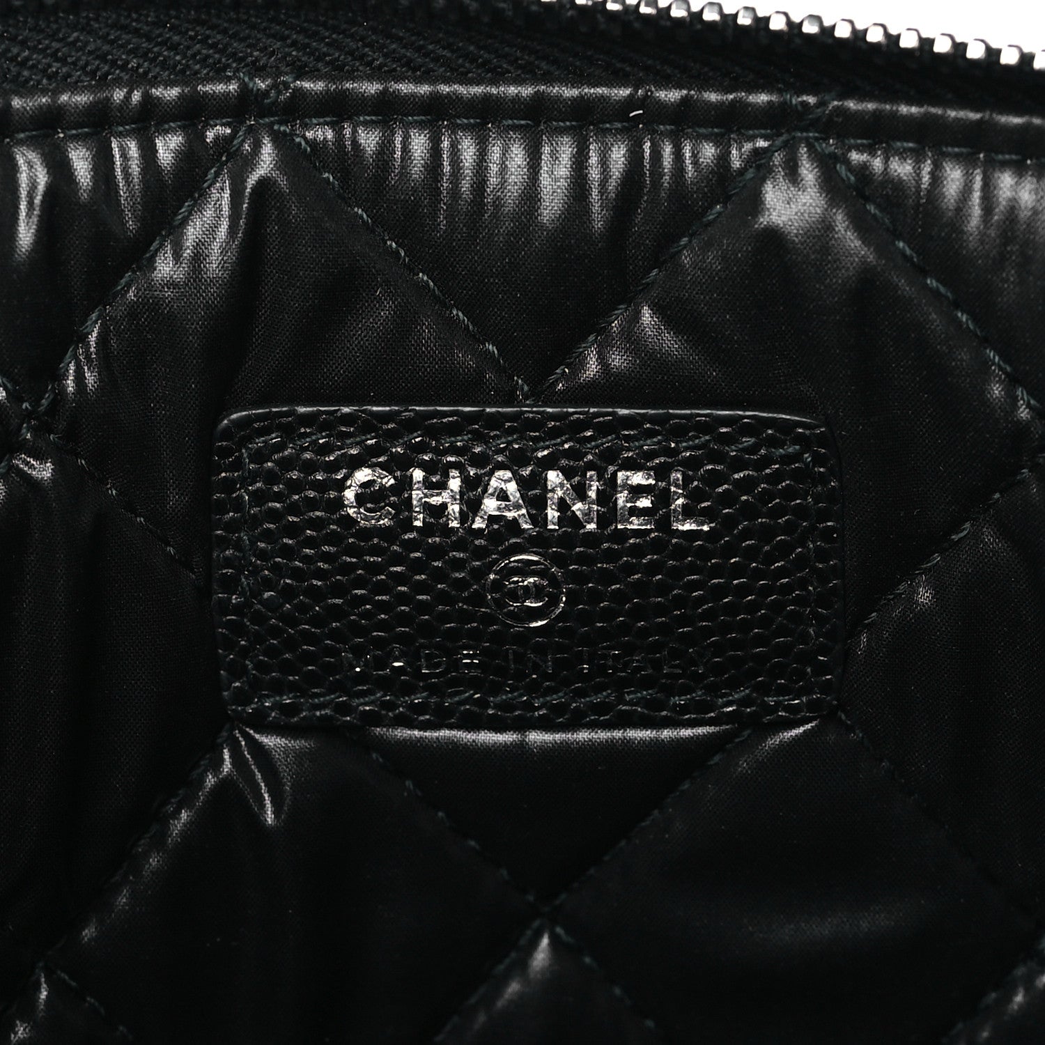 Chanel Caviar Quilted Medium Boy Cosmetic Case Black 5 of 9