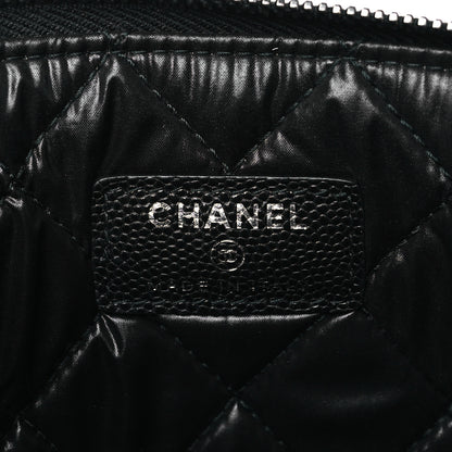 Chanel Caviar Quilted Medium Boy Cosmetic Case Black 5 of 9