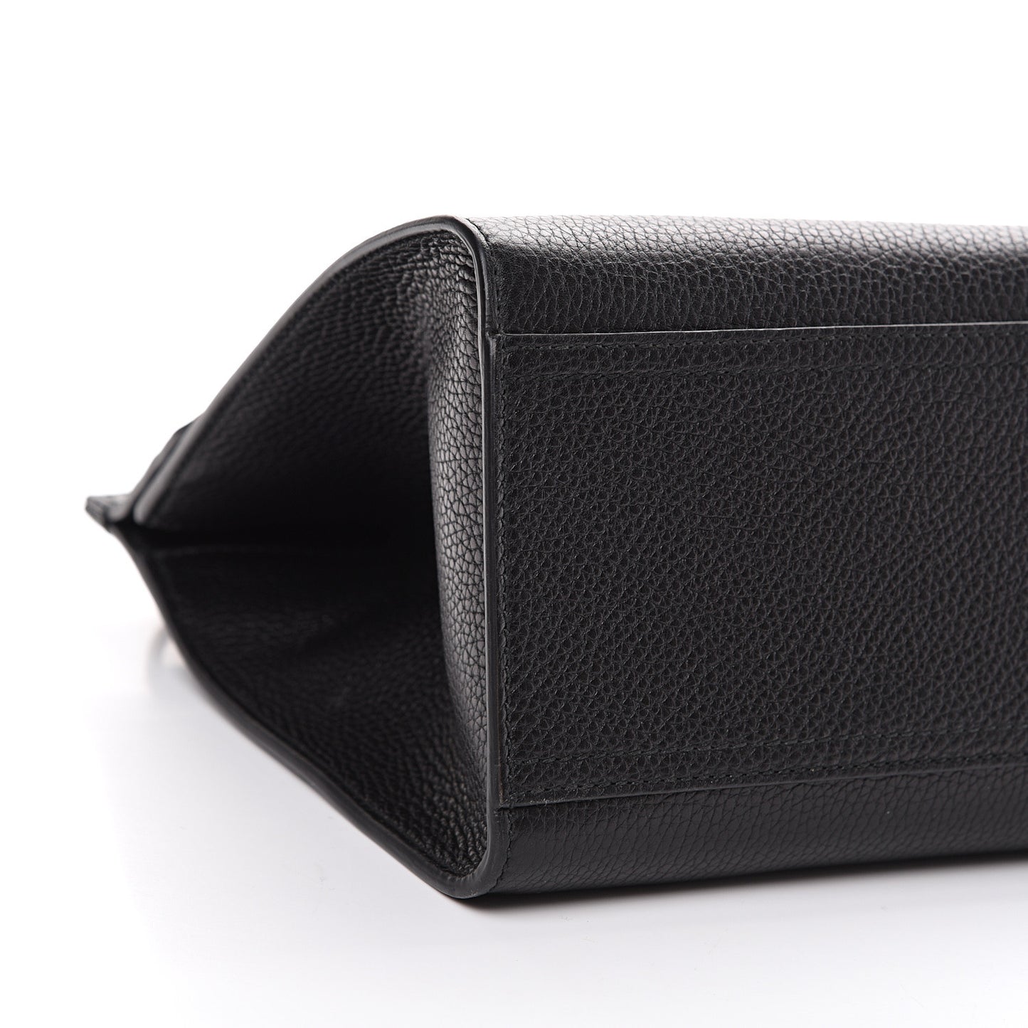 Calfskin Small GG Marmont Top Handle Bag Black