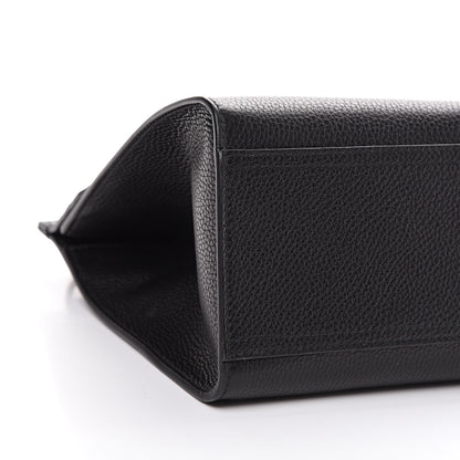 Gucci Calfskin Small GG Marmont Top Handle Bag Black 8 of 10