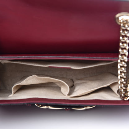 Gucci Soft Guccissima Medium Emily Chain Shoulder Bag Classic Ruby 6 of 9