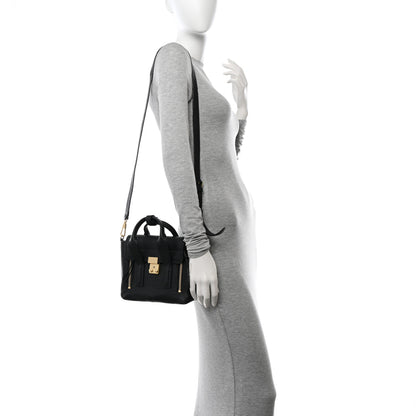 3.1 Phillip Lim Textured Calfskin Mini Pashli Satchel Black 2 of 15