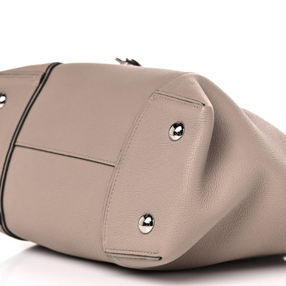 Louis Vuitton Veau Cachemire Soft Lockit MM Galet 9 of 11