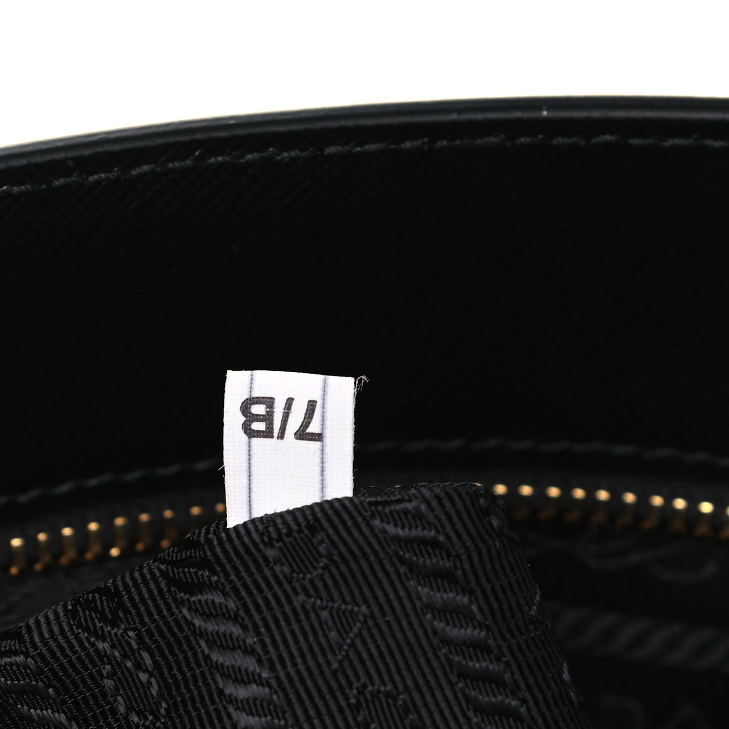 Saffiano Lux Micro Galleria Shoulder Bag Black