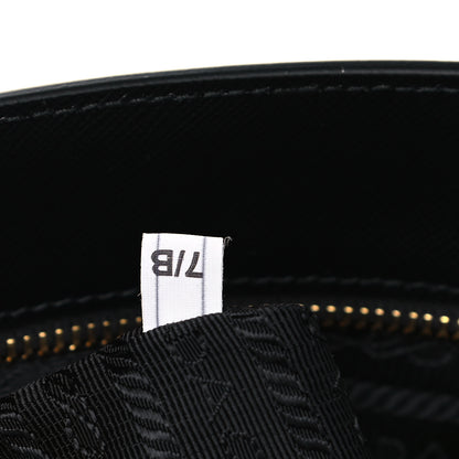 Prada Saffiano Lux Micro Galleria Shoulder Bag Black 6 of 11